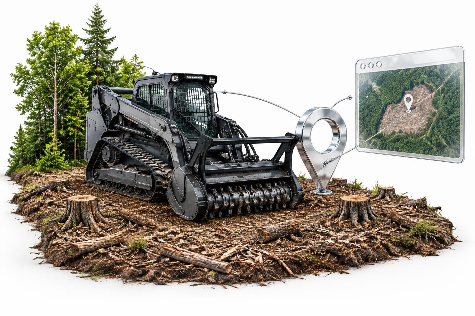 A&B Land Clearing - illustrative industry artwork